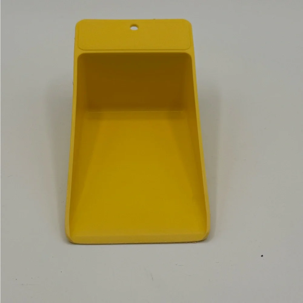Vintage Tupperware Yellow Scoop Measuring Utility Scoop Hanging Handle Retro